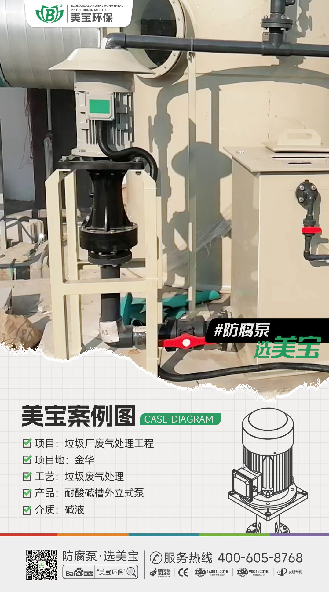 垃圾廠廢氣塔堿液噴淋用什么泵？